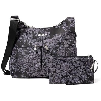 Baggallini Women's Cross Over Crossbody, One Size Baggallini Women's Cross Over Crossbody, One Size