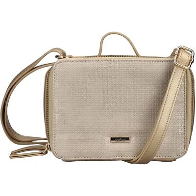 Rieker H1513, Bolso Bandolera para Mujer, Oro, S Rieker H1513, Bolso Bandolera para Mujer, Oro, S