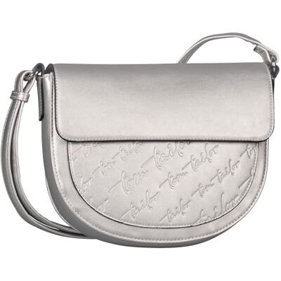 TOM TAILOR Wendi, Bolso de Hombro de Mujeres, Plata, Small TOM TAILOR Wendi, Bolso de Hombro de Mujeres, Plata, Small