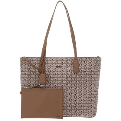 DKNY Bolsa para mujer Saige EW TOP con cremallera, capuchino DKNY Bolsa para mujer Saige EW TOP con cremallera, capuchino