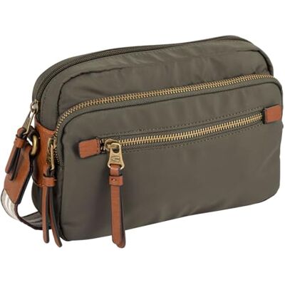 camel active bolso bandolera Bari Cross Bag Khaki verde camel active bolso bandolera Bari Cross Bag Khaki verde