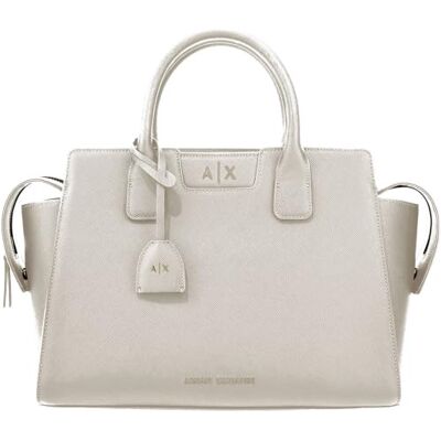 Giorgio Armani Amelie, Embossed Logo Lettering, Shiny Effect Tote M Mujer Giorgio Armani Amelie, Embossed Logo Lettering, Shiny Effect Tote M Mujer