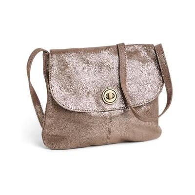 PIECES Noos Bolso de fiesta de piel para mujer, gris pardo., Talla única para todos PIECES Noos Bolso de fiesta de piel para mujer, gris pardo., Talla única para todos