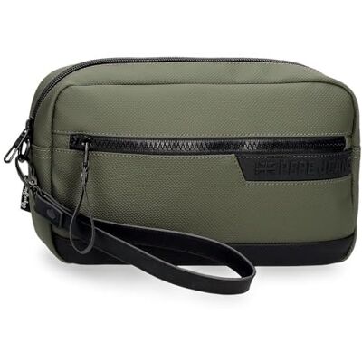 Pepe Jeans Dorking Bolso de Mano Verde 24,5x15x6 cms Poliéster con Detalles en Piel Sintética by Joumma Bags Pepe Jeans Dorking Bolso de Mano Verde 24,5x15x6 cms Poliéster con Detalles en Piel Sintética by Joumma Bags