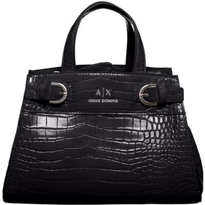 Giorgio Armani Mujer Milano 91, Sustainable, Metal Buckle Tote M, Negro, Einheitsgröße Giorgio Armani Mujer Milano 91, Sustainable, Metal Buckle Tote M, Negro, Einheitsgröße