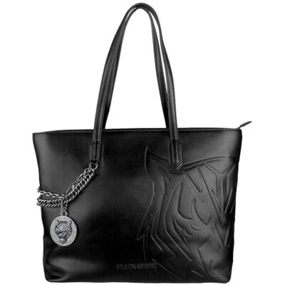 PLEIN SPORT Bolso Large Tote Annie, Negro, Talla Única PLEIN SPORT Bolso Large Tote Annie, Negro, Talla Única