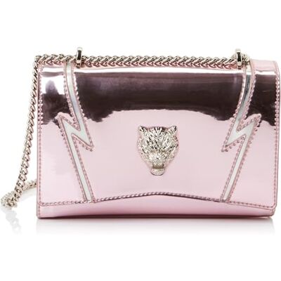 PLEIN SPORT Flap Shoulder Heidi, Handbag Unisex Adulto, Rose PLEIN SPORT Flap Shoulder Heidi, Handbag Unisex Adulto, Rose