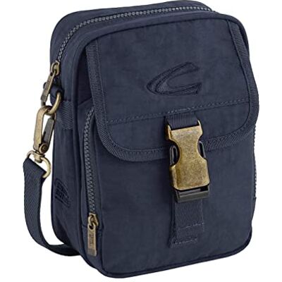 camel active Journey Bolso bandolera para Hombre, 000381, Azul Oscuro, 16 x 8 x 21,5 camel active Journey Bolso bandolera para Hombre, 000381, Azul Oscuro, 16 x 8 x 21,5