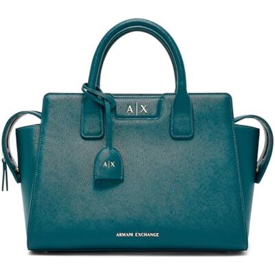 Giorgio Armani Amelie, Embossed Logo Lettering, Shiny Effect Tote M Mujer Giorgio Armani Amelie, Embossed Logo Lettering, Shiny Effect Tote M Mujer