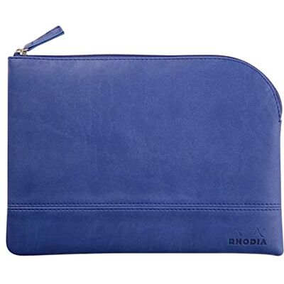 Rhodia Modelo - Estuche de Cuero Sintético con Cremallera Rhodia Modelo - Estuche de Cuero Sintético con Cremallera