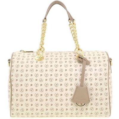 Pollini HERITAGE TOP HANDLE SATCHEL WITH DETACHABLE STRAP Pollini HERITAGE TOP HANDLE SATCHEL WITH DETACHABLE STRAP