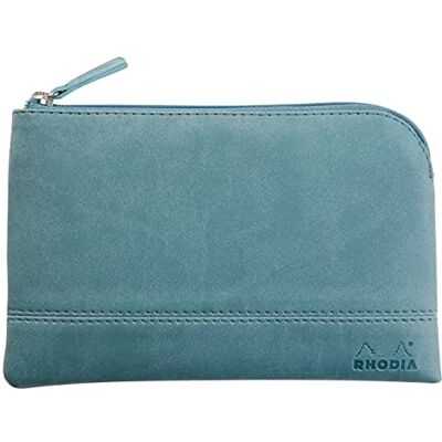Rhodia rama pochette zippé en simili cuir italien taille M (16x22 cm) CÉLADON Rhodia rama pochette zippé en simili cuir italien taille M (16x22 cm) CÉLADON
