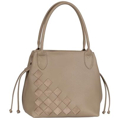 Gabor bags Granada Structure Bolso bandolera con cremallera para mujer, tamaño mediano, beige, medium, moderno Gabor bags Granada Structure Bolso bandolera con cremallera para mujer, tamaño mediano, beige, medium, moderno