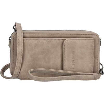 ENRICO BENETTI Zoë Crossbody/Phonebag/Wallet PU Middentaupe ENRICO BENETTI Zoë Crossbody/Phonebag/Wallet PU Middentaupe