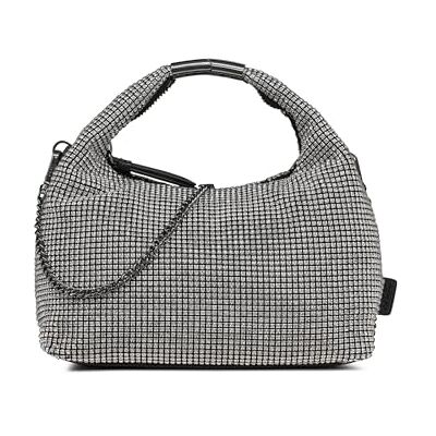 DKNY Mel Hobo, Bolsa de Mano para Mujer, Clear, Talla única DKNY Mel Hobo, Bolsa de Mano para Mujer, Clear, Talla única