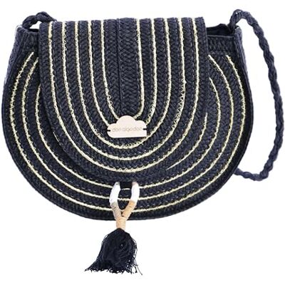 DON ALGODON Bolso bandolera mujer Bolso playa mujer Bolso mujer verano Bolso rafia mujer Bolsa playa para mujer Bolso mimbre mujer hecho a mano ideal para la playa, Coimbra DON ALGODON Bolso bandolera mujer Bolso playa mujer Bolso mujer verano Bolso rafia mujer Bolsa playa para mujer Bolso mimbre mujer hecho a mano ideal para la playa, Coimbra