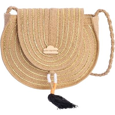 DON ALGODON Bolso bandolera mujer Bolso playa mujer Bolso mujer verano Bolso rafia mujer Bolsa playa para mujer Bolso mimbre mujer hecho a mano ideal para la playa, Coimbra DON ALGODON Bolso bandolera mujer Bolso playa mujer Bolso mujer verano Bolso rafia mujer Bolsa playa para mujer Bolso mimbre mujer hecho a mano ideal para la playa, Coimbra