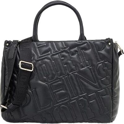 PLEIN SPORT Tote Tess, Handbag Unisex Adulto, Black PLEIN SPORT Tote Tess, Handbag Unisex Adulto, Black