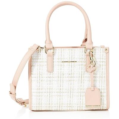 Geox D Ameris S, Bolsa para Mujer, Blanco y Rosa, Einheitsgröße Geox D Ameris S, Bolsa para Mujer, Blanco y Rosa, Einheitsgröße
