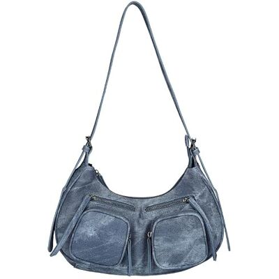 ENRICO BENETTI Chloë Crossbody tas PU Jeansblauw ENRICO BENETTI Chloë Crossbody tas PU Jeansblauw