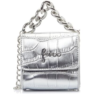 nascita Riñonera, Bolso de Hombro de para Mujer, Plata, Einheitsgröße nascita Riñonera, Bolso de Hombro de para Mujer, Plata, Einheitsgröße