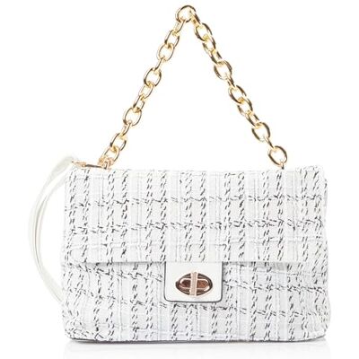 nascita Bolso de, Mujer Shopper, Blanco Multicolor, Einheitsgröße nascita Bolso de, Mujer Shopper, Blanco Multicolor, Einheitsgröße