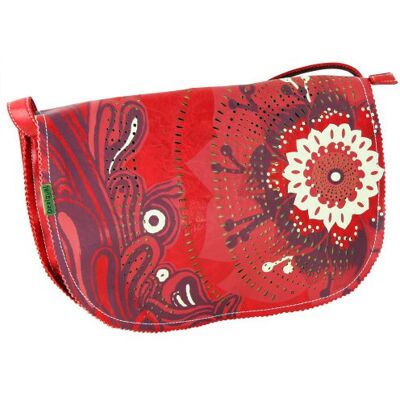 Desigual Trokel Judia Bolso al hombro para mujer, color rojo, talla 37x25x11 cm Desigual Trokel Judia Bolso al hombro para mujer, color rojo, talla 37x25x11 cm