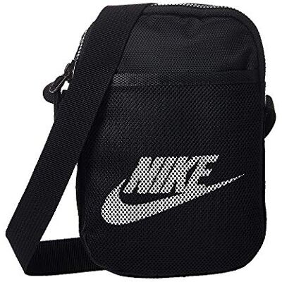 Nike -010 NK HERITAGE S SMIT Gym Bag womens black/black/(white) MISC Nike -010 NK HERITAGE S SMIT Gym Bag womens black/black/(white) MISC