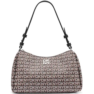 DKNY Remy Top Bolsa con cremallera para hombro, talla única, color negro DKNY Remy Top Bolsa con cremallera para hombro, talla única, color negro