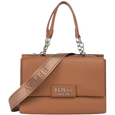 Replay Bolso bandolera Fw3777, 0212 Caramel Cafe', De tamaño mediano Replay Bolso bandolera Fw3777, 0212 Caramel Cafe', De tamaño mediano
