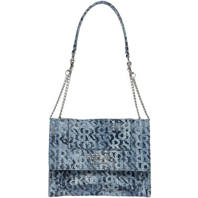 Replay Fw3789, Bolso Bandolera Mujeres, 0794 Lt Denim, Mittelgroße Replay Fw3789, Bolso Bandolera Mujeres, 0794 Lt Denim, Mittelgroße