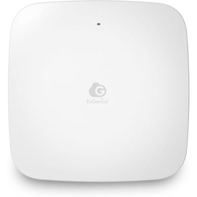 EnGenius Cloud Managed Wi-Fi 6 PoE Indoor Mesh Ap 2x2 Punto de Acceso soporta Altas velocidades de Rendimiento de hasta 574 Mbps (2.4 GHz) y 2400 Mbps (5 GHz) (Wi-Fi 6 2x2) ECW210L EnGenius Cloud Managed Wi-Fi 6 PoE Indoor Mesh Ap 2x2 Punto de Acceso soporta Altas velocidades de Rendimiento de hasta 574 Mbps (2.4 GHz) y 2400 Mbps (5 GHz) (Wi-Fi 6 2x2) ECW210L