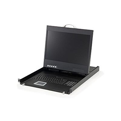 LevelOne KVM Switch Widescreen LCD KVM-8901FR Console Estante LevelOne KVM Switch Widescreen LCD KVM-8901FR Console Estante
