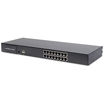 Digitus Conmutador KVM modular para consolas KVM , 16 puertos Cat5, 16 dongle Cat5 (VGA, USB, PS / 2), ruta de transmisión de hasta 60 m, negro Digitus Conmutador KVM modular para consolas KVM , 16 puertos Cat5, 16 dongle Cat5 (VGA, USB, PS / 2), ruta de transmisión de hasta 60 m, negro