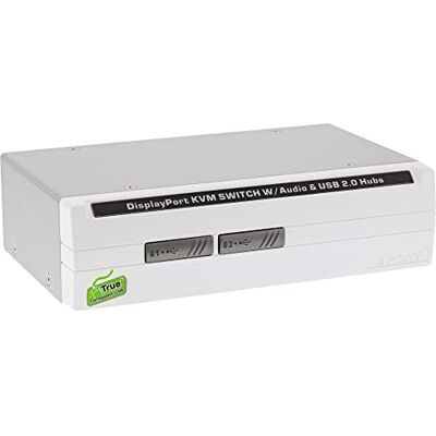 InLine 63632i KVM Desktop Switch, 2 Capas, DisplayPort 1.2, 4 K, USB 2.0, Audio Plata InLine 63632i KVM Desktop Switch, 2 Capas, DisplayPort 1.2, 4 K, USB 2.0, Audio Plata