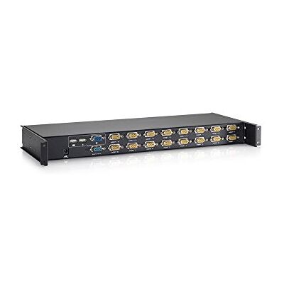 LevelOne KCM-1632 interruptor KVM Negro Periférico de entrada (USB, USB, VGA, VGA (D-Sub), Negro, Taiwan) LevelOne KCM-1632 interruptor KVM Negro Periférico de entrada (USB, USB, VGA, VGA (D-Sub), Negro, Taiwan)