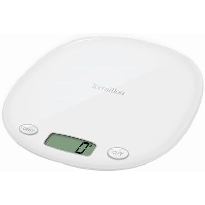 Báscula de cocina digital Terraillon Macaron Inox - 5kg, 1g, Conversión de líquidos Báscula de cocina digital Terraillon Macaron Inox - 5kg, 1g, Conversión de líquidos
