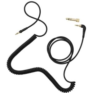 Aiaiai TMA-2 Auriculares Profesionales – Cable de CO2 – Cable de plástico térmico de 1,5 m, Superficie Suave al Tacto y se Puede Extender hasta 3,2 m, DJing o Uso en Estudio