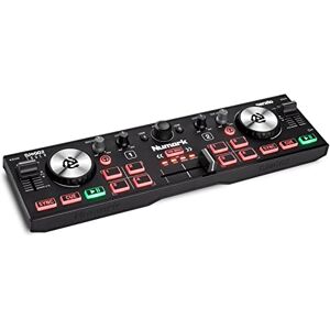 Numark DJ2GO2 Touch Controlador DJ USB Compacto de 2 Canales para Serato DJ Con Mezclador Crossfader, Interfaz de Audio y Jog Wheels de Sensibilidad Táctil Numark DJ2GO2 Touch Controlador DJ USB Compacto de 2 Canales para Serato DJ Con Mezclador Crossfader, Interfaz de Audio y Jog Wheels de Sensibilidad Táctil