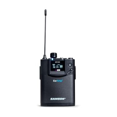 Samson EarAmp ER100 Receptor estéreo con monitores intraurales, Banda L, Receptor de monitoreo intraural para Escenario, Estudio y actuaciones en Vivo Samson EarAmp ER100 Receptor estéreo con monitores intraurales, Banda L, Receptor de monitoreo intraural para Escenario, Estudio y actuaciones en Vivo