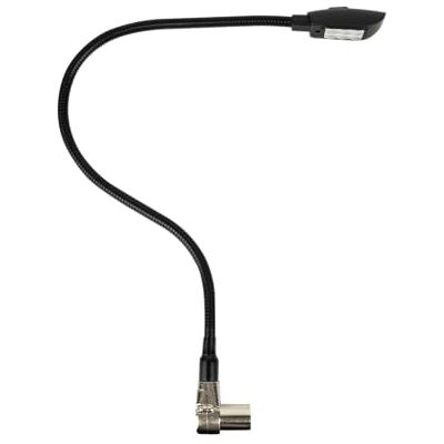 DAP-Audio GooseLight XLR Conector de 4 pines con ángulo derecho, LED, color blanco DAP-Audio GooseLight XLR Conector de 4 pines con ángulo derecho, LED, color blanco