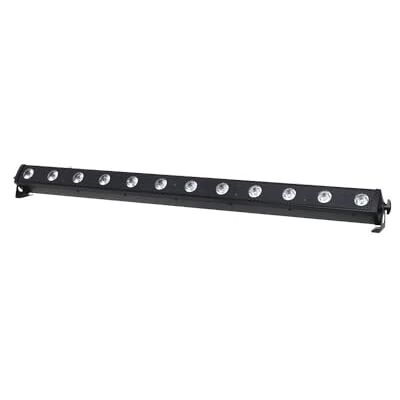LEDJ Slimline 12Q5 RGBW Batten DJ Luz de lavado para discoteca, color negro LEDJ Slimline 12Q5 RGBW Batten DJ Luz de lavado para discoteca, color negro