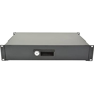 Adastra Dibujo de estante de almacenamiento con cerradura de 19 pulgadas 2U Adastra Dibujo de estante de almacenamiento con cerradura de 19 pulgadas 2U
