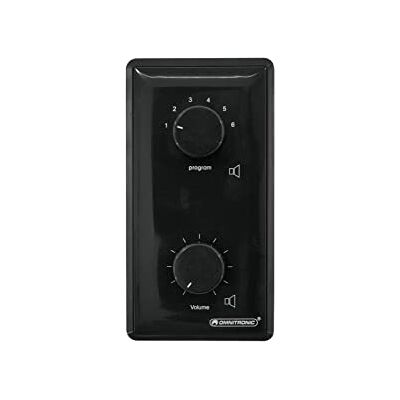 Omnitronic PA vol contr/prog seleccionar 10W mono bk Omnitronic PA vol contr/prog seleccionar 10W mono bk