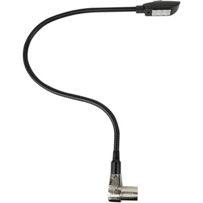 DAP-Audio GooseLight XLR Conector de 3 pines con ángulo derecho, LED, color blanco DAP-Audio GooseLight XLR Conector de 3 pines con ángulo derecho, LED, color blanco
