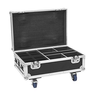 ROADINGER Flightcase 4X AKKU IP UP-4 Plus HCL Spot WDMX con Cha ROADINGER Flightcase 4X AKKU IP UP-4 Plus HCL Spot WDMX con Cha