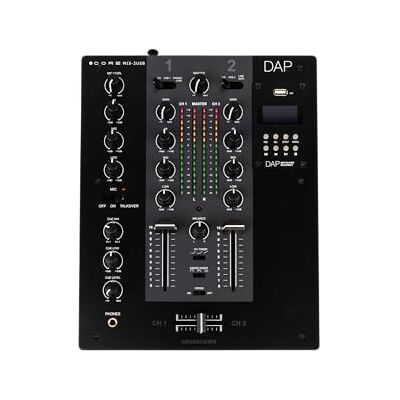 DAP-Audio Dap Core Mix de 2 USB de 2 canales DJ Mixer Con USB Interface DAP-Audio Dap Core Mix de 2 USB de 2 canales DJ Mixer Con USB Interface