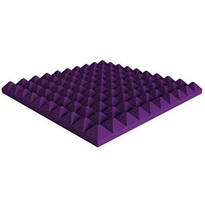 Universal Acoustics Saturn Pyramid Pirámide (600 x 600 x 50 mm, 10 unidades), color morado Universal Acoustics Saturn Pyramid Pirámide (600 x 600 x 50 mm, 10 unidades), color morado