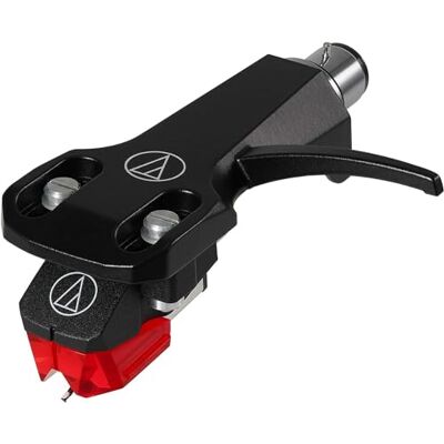Technica Cápsula para DJ audiófilo con aguja elíptica montada en un cabezal AT-HS6 Rojo Technica Cápsula para DJ audiófilo con aguja elíptica montada en un cabezal AT-HS6 Rojo