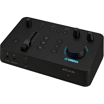 Yamaha ZG01 Mezclador de Transmisión de Juego y Audio, Grabación y Reproducción de Audio USB de Alta Resolución, para Windows, Mac, iOS y Android, en Negro Yamaha ZG01 Mezclador de Transmisión de Juego y Audio, Grabación y Reproducción de Audio USB de Alta Resolución, para Windows, Mac, iOS y Android, en Negro